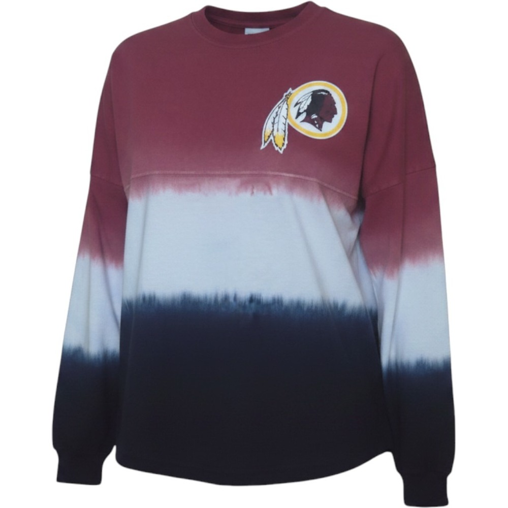 Washington Redskins Fanatics Long Sleeve T-Shirt Retro Logo Tri-Color Mens Small
